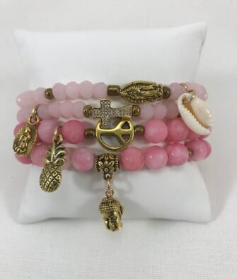 Bijoux fantaisies Bracelet T'as vu la Vierge Rosa