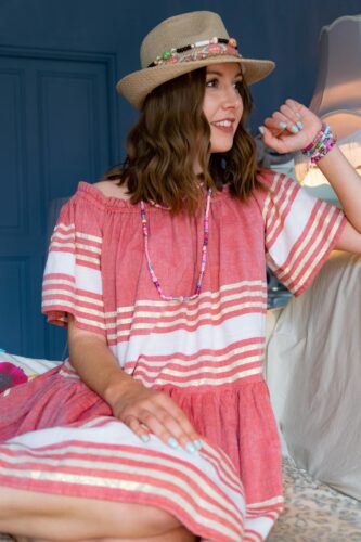 Marie K bijoux et chapeau Hypnochic robe Sundress