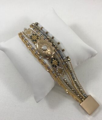 Bijoux Fantaisies Bracelet Hipanema Eldorado Gold