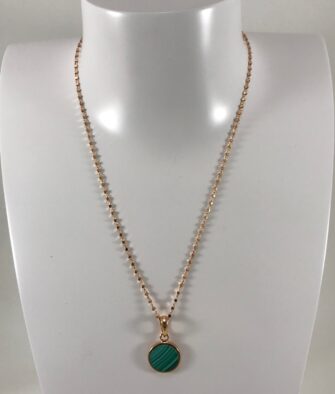 Bijoux Fantaisies Collier Bronzallure Alba Green