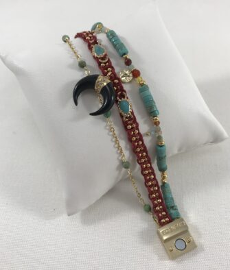 Bijoux Fantaisies Bracelet Hipanema Teepee Turquoise