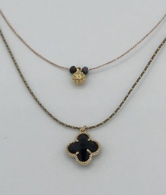 Bijoux Fantaisies Collier Lo et Ma Clover