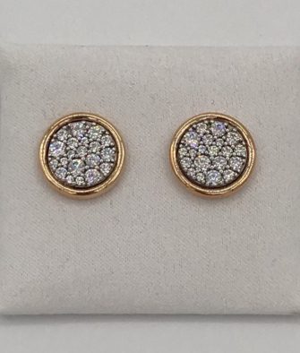 Bijoux Fantaisies Boucles d'oreilles Bronzallure Alba Zirconium