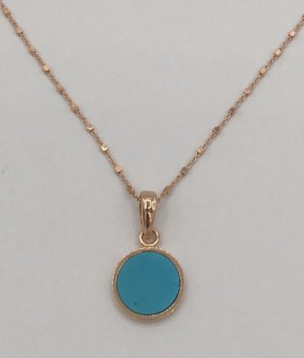 Bijoux Fantaisies Collier Bronzallure Alba Magnesite