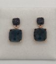 Bijoux Fantaisies Boucles d'Oreilles Bronzallure Preziosa Blue