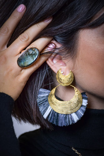 Marie K Boucles d’oreilles Gas Bague Bronzallure