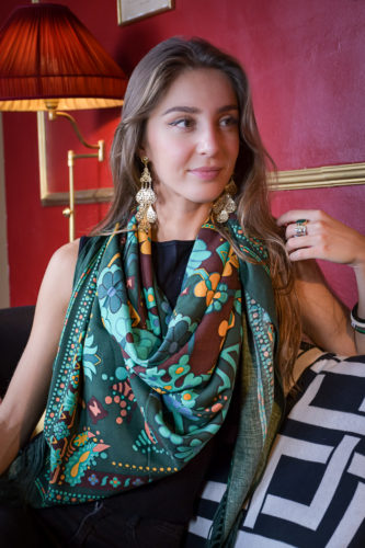 Marie K Foulard Wild by Amenapih Boucles d’oreilles Gas Bijoux