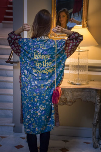 Marie K Kimono Fleur de pirate Sac Wild by Amenapih