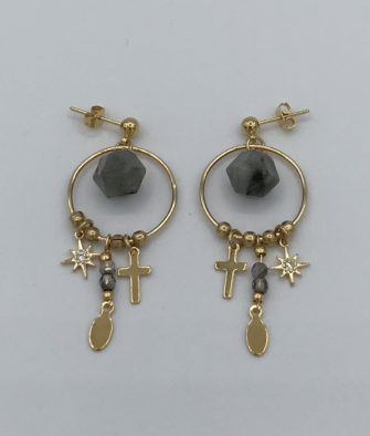 Bijoux Fantaisies Boucles d'Oreilles Esther Delia