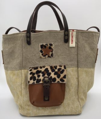 Accessoires sac Pomponette Léopard