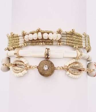 Bijoux Fantaisies Bracelet Hipanema Robinson White