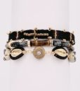 Bijoux Fantaisies Bracelet Hipanema Robinson Black