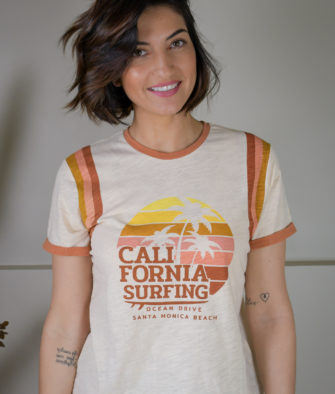 Prêt à porter Tee-shirt Wild Surfing Cream