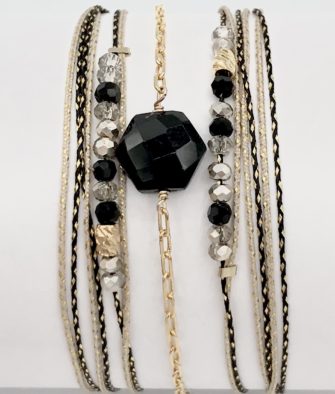 Bijoux Fantaisies Bracelet Lo et Ma Hexagone 2