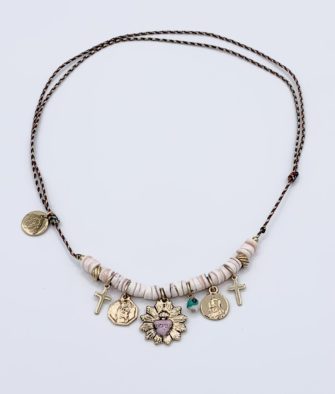 Bijoux Fantaisies Collier Bee Valentina Santorin Rose