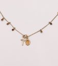 Bijoux Fantaisies Collier Bee Valentina New Capri Abricot