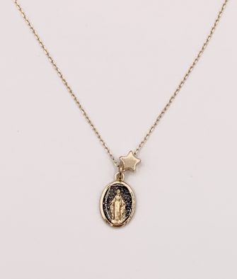Bijoux Fantaisies Collier Bee Valentina Stella Anthracite