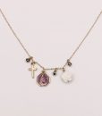 Bijoux Fantaisies Collier Bee Valentina Romantique Prune