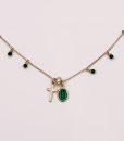 Bijoux Fantaisies Collier Bee Valentina New Capri Emeraude