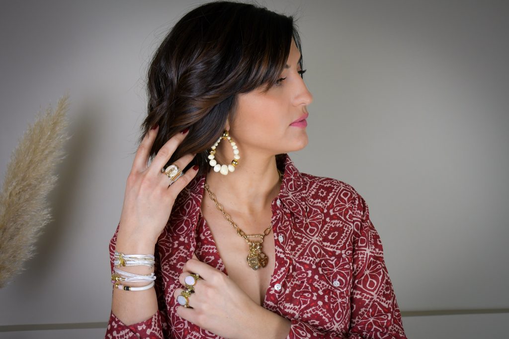 Bague Canyon Bracelet By Garance Boucles d'Oreilles et Collier Gas Bijoux
