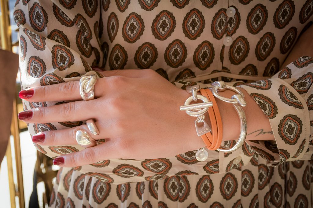 Bracelet Secret de cuir Bague Clio Blue