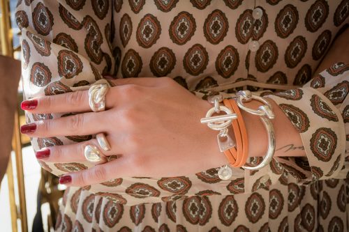 Bracelet Secret de cuir Bague Clio Blue