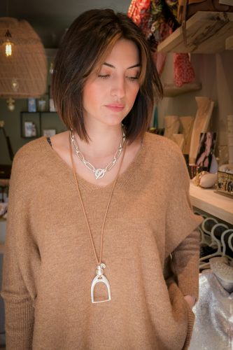 Pull Stella Forest Collier Secret de cuir