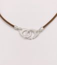 Bijoux Fantaisies Collier Secret de Cuir Menottes