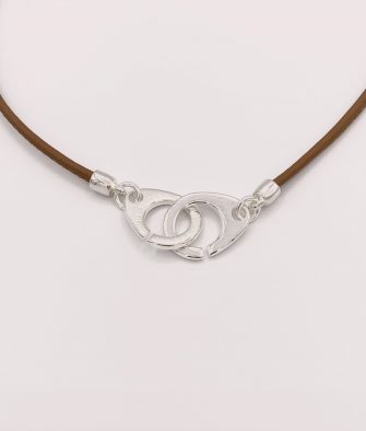 Bijoux Fantaisies Collier Secret de Cuir Menottes