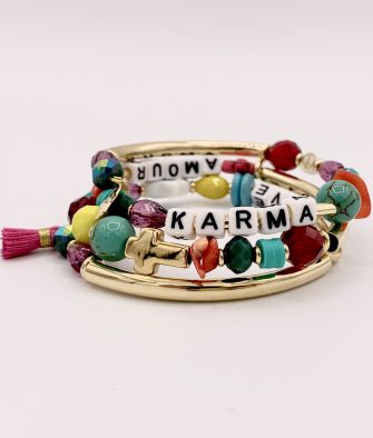 Bijoux Fantaisies Bracelet Madamirma Tourni Multi