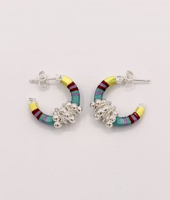 Bijoux Fantaisies Boucles d'Oreilles Hipanema Indya Argent