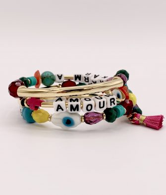 Bijoux Fantaisies Bracelet Madamirma Tourni Multi