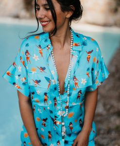Prêt à porter Robe Wild Clothilde Bleu
