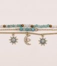 Bijoux Fantaisies Bracelet Hipanema Electra Turquoise