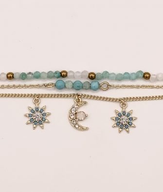 Bijoux Fantaisies Bracelet Hipanema Electra Turquoise