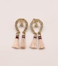 Bijoux Fantaisies Boucles d'Oreilles Hipanema Patagony Rose