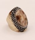 Bijoux fantaisies Bague Hypnochic Léopard Or