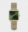 Montre Cluse La Tétragone Gold Green