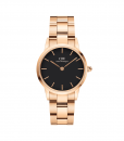 Montre Daniel Wellington Iconic Rose Gold Black