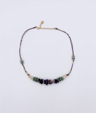 Bijoux Argent Collier Rosekafé Gaya