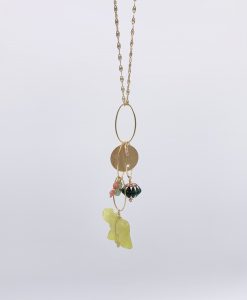 Bijoux Argent Sautoir Rosekafé Éléphant