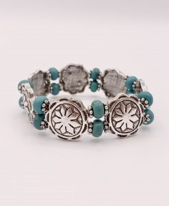 Bijoux Fantaisies Bracelet Reminiscence Ethnic Turquoise 2