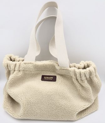 Accessoire Sac Estellon Oscar Sherpa Ecru