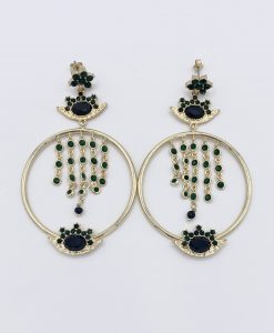 Bijoux Fantaisies Boucles d'Oreilles Hipanema Dynasty Noir