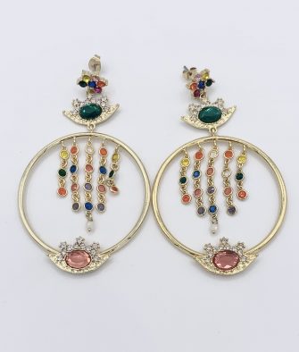 Bijoux Fantaisies Boucles d'Oreilles Hipanema Dynasty Multi