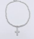 Bijoux Fantaisies Collier Secret de Cuir Croix