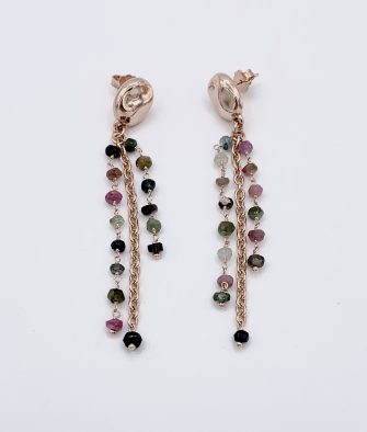 Bijoux Fantaisies Boucles d'Oreilles Bronzallure Rosari