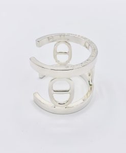 Bijoux Fantaisies Manchette Secret de Cuir Marine