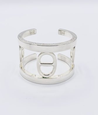 Bijoux Fantaisies Manchette Secret de Cuir Marine