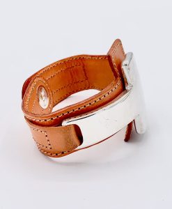 Bijoux Fantaisies Manchette Secret de Cuir Croix